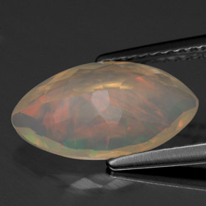 1,81 ctw natürlicher mehrfarbiger Opal, Marquise, Transparent