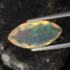 1,34 ctw natürlicher mehrfarbiger Opal, Marquise, Transparent
