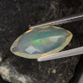 1,34 ctw natürlicher mehrfarbiger Opal, Marquise, Transparent