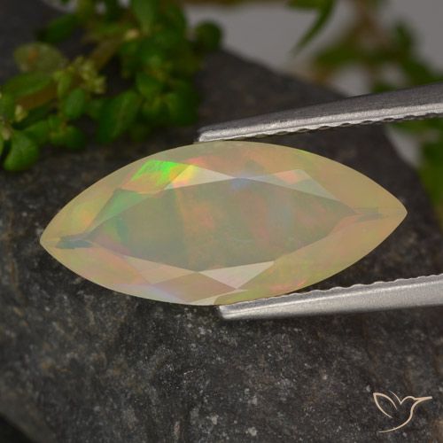 1.27ct Natürlicher Mehrfarbig Opal, Marquise, Transparent
