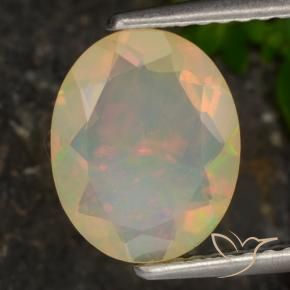 9,17 ctw natürlicher Mehrfarbig Opal, Oval, Lichtdurchlässig
