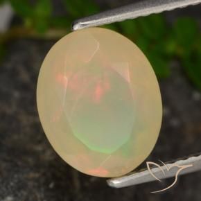 9,17 ctw natürlicher Mehrfarbig Opal, Oval, Lichtdurchlässig