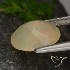 9,17 ctw natürlicher Mehrfarbig Opal, Oval, Lichtdurchlässig
