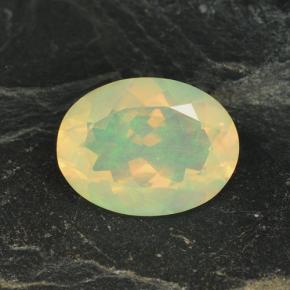 2,17 ctw natürlicher mehrfarbiger Opal, Oval Schliff, Transparent