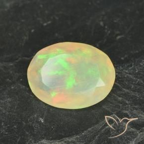 9,17 ctw natürlicher Mehrfarbig Opal, Oval, Lichtdurchlässig