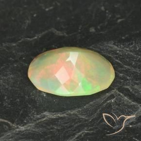 9,17 ctw natürlicher Mehrfarbig Opal, Oval, Lichtdurchlässig