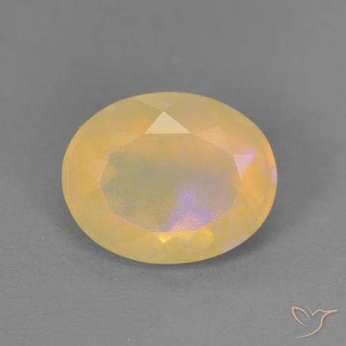 9,17 ctw natürlicher Mehrfarbig Opal, Oval, Transparent