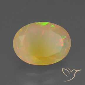 9,17 ctw natürlicher Mehrfarbig Opal, Oval, Lichtdurchlässig