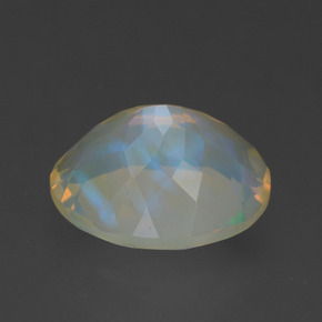 1,68 ctw natürlicher mehrfarbiger Opal, Oval Schliff, Transparent