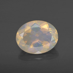 9,17 ctw natürlicher Mehrfarbig Opal, Oval Schliff, Transparent