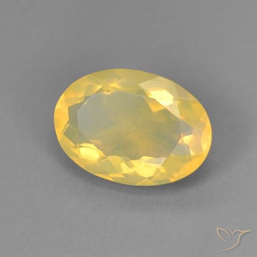 1,45 ctw natürlicher mehrfarbiger Opal, Oval Schliff, Transparent