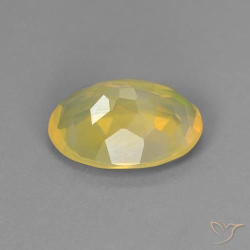 1,45 ctw natürlicher mehrfarbiger Opal, Oval Schliff, Transparent
