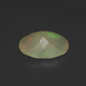 1,27 ctw natürlicher mehrfarbiger Opal, Transparent, Transparent / Lichtdurchlässig