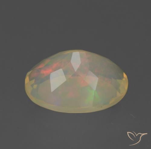 9,17 ctw natürlicher Mehrfarbig Opal, Oval, Transparent