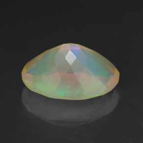 1,38 ctw natürlicher mehrfarbiger Opal, Oval Schliff, Lichtdurchlässig