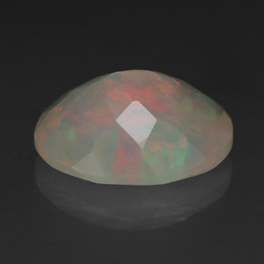 1,99 ctw natürlicher mehrfarbiger Opal, Transparent, Transparent / Lichtdurchlässig