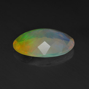 1,16 ctw natürlicher mehrfarbiger Opal, Transparent, Transparent / Lichtdurchlässig