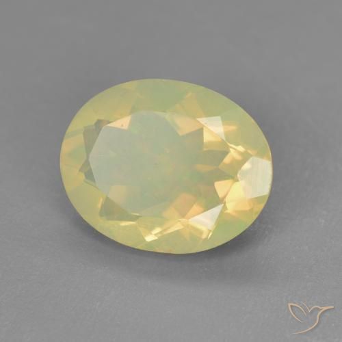 9,17 ctw natürlicher Mehrfarbig Opal, Oval, Transparent