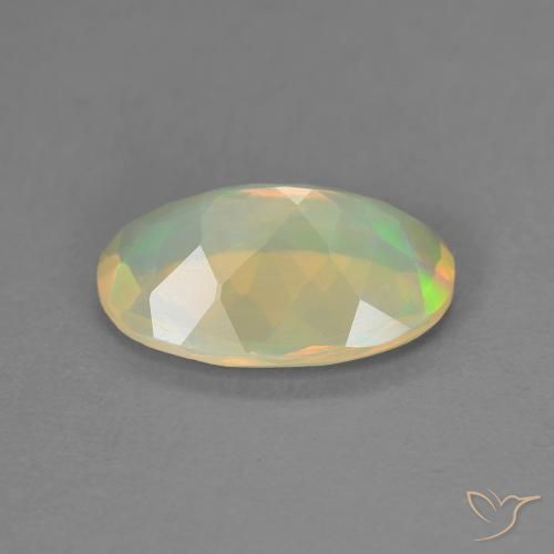 9,17 ctw natürlicher Mehrfarbig Opal, Oval, Transparent