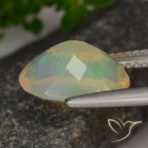 9,17 ctw natürlicher Mehrfarbig Opal, Oval, Transparent