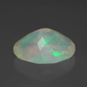 1,96 ctw natürlicher mehrfarbiger Opal, Transparent, Transparent / Lichtdurchlässig