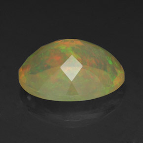 1,52 ctw natürlicher mehrfarbiger Opal, Transparent, Transparent / Lichtdurchlässig