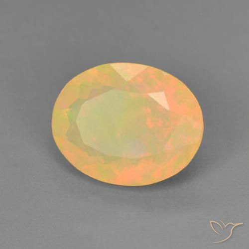9,17 ctw natürlicher Mehrfarbig Opal, Oval, Lichtdurchlässig