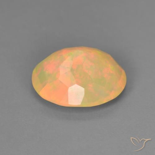9,17 ctw natürlicher Mehrfarbig Opal, Oval, Lichtdurchlässig