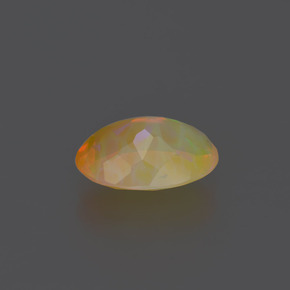 1,62 ctw natürlicher mehrfarbiger Opal, Oval Schliff, Transparent
