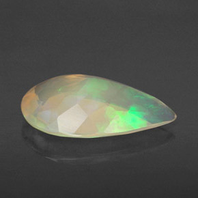 1,99 ctw natürlicher mehrfarbiger Opal, Transparent, Transparent / Lichtdurchlässig