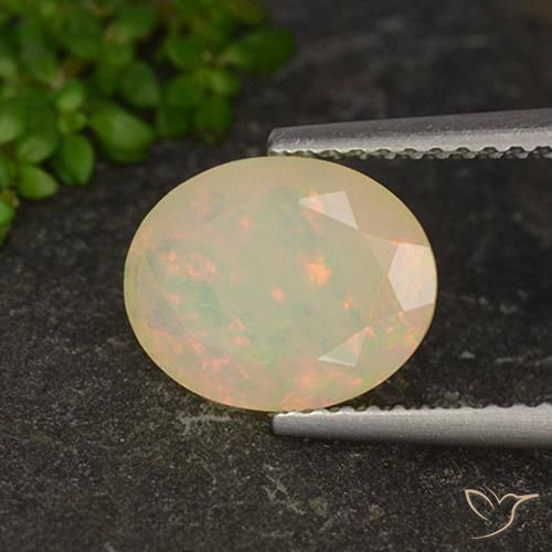 9,17 ctw natürlicher Mehrfarbig Opal, Oval, Lichtdurchlässig