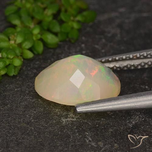 9,17 ctw natürlicher Mehrfarbig Opal, Oval, Lichtdurchlässig