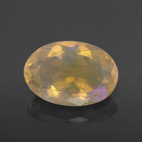 1,62 ctw natürlicher mehrfarbiger Opal, Oval Schliff, Transparent