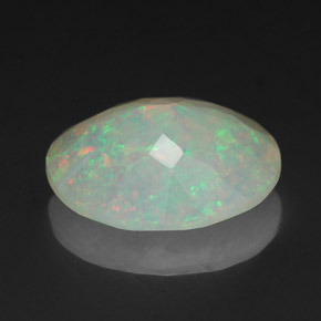 1,53 ctw natürlicher mehrfarbiger Opal, Transparent, Transparent / Lichtdurchlässig