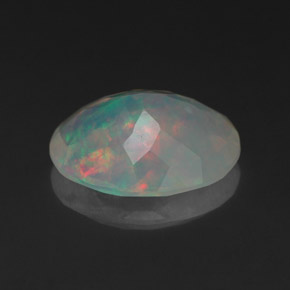 1,88 ctw natürlicher mehrfarbiger Opal, Transparent, Transparent / Lichtdurchlässig