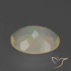 9,17 ctw natürlicher Mehrfarbig Opal, Oval, Transparent