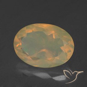 9,17 ctw natürlicher Mehrfarbig Opal, Oval, Transparent