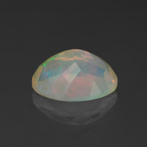 1,52 ctw natürlicher mehrfarbiger Opal, Transparent, Transparent / Lichtdurchlässig
