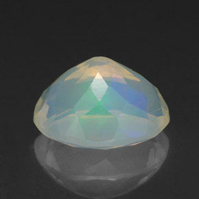2,11 ctw natürlicher mehrfarbiger Opal, Transparent, Transparent / Lichtdurchlässig