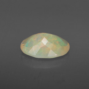 1,38 ctw natürlicher mehrfarbiger Opal, Transparent, Transparent / Lichtdurchlässig