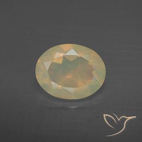 1.38ct Natürlicher Mehrfarbig Opal, Oval, Transparent, Photo A