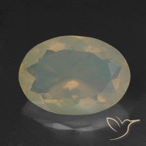 9,17 ctw natürlicher Mehrfarbig Opal, Oval, Transparent