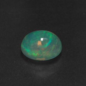 1,07 ctw natürlicher mehrfarbiger Opal, Transparent, Transparent / Lichtdurchlässig
