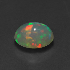 1,37 ctw natürlicher mehrfarbiger Opal, Transparent, Transparent / Lichtdurchlässig