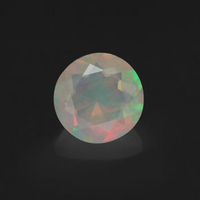 0,58 ctw natürlicher mehrfarbiger Opal, Transparent, Transparent / Lichtdurchlässig