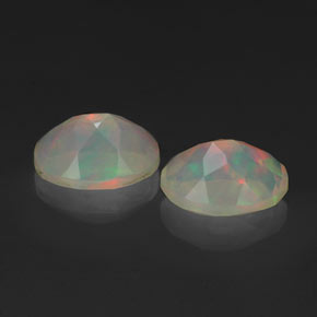  ct natürliche mehrfarbiger Opal-Edelsteine, Transparent, Transparent / Lichtdurchlässig
