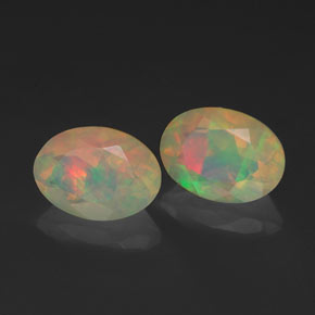  ct natürliche mehrfarbiger Opal-Edelsteine, Transparent, Transparent / Lichtdurchlässig
