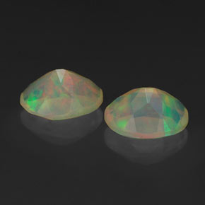  ct natürliche mehrfarbiger Opal-Edelsteine, Transparent, Transparent / Lichtdurchlässig