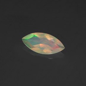 0,56 ctw natürlicher mehrfarbiger Opal, Marquise, Transparent