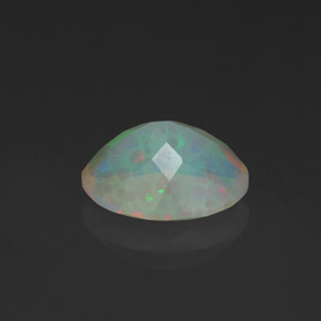 1,11 ctw natürlicher mehrfarbiger Opal, Transparent, Transparent / Lichtdurchlässig